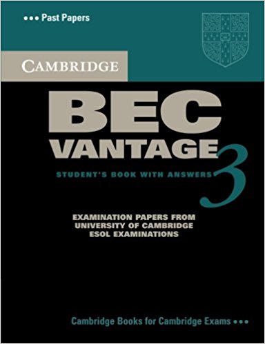 CAMBRIDGE BEC 3 VANTAGE Student's Book with Answers