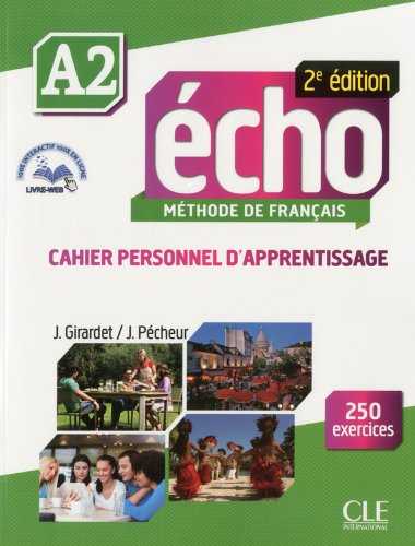 ECHO A2 2e ED Cahier personnel d'apprentissage + CD Audio + livre-web