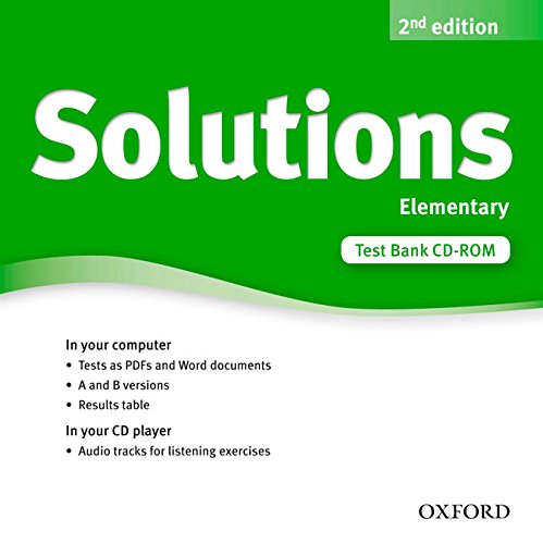 SOLUTIONS ELEMENTARY 2nd ED Test Multi-ROM