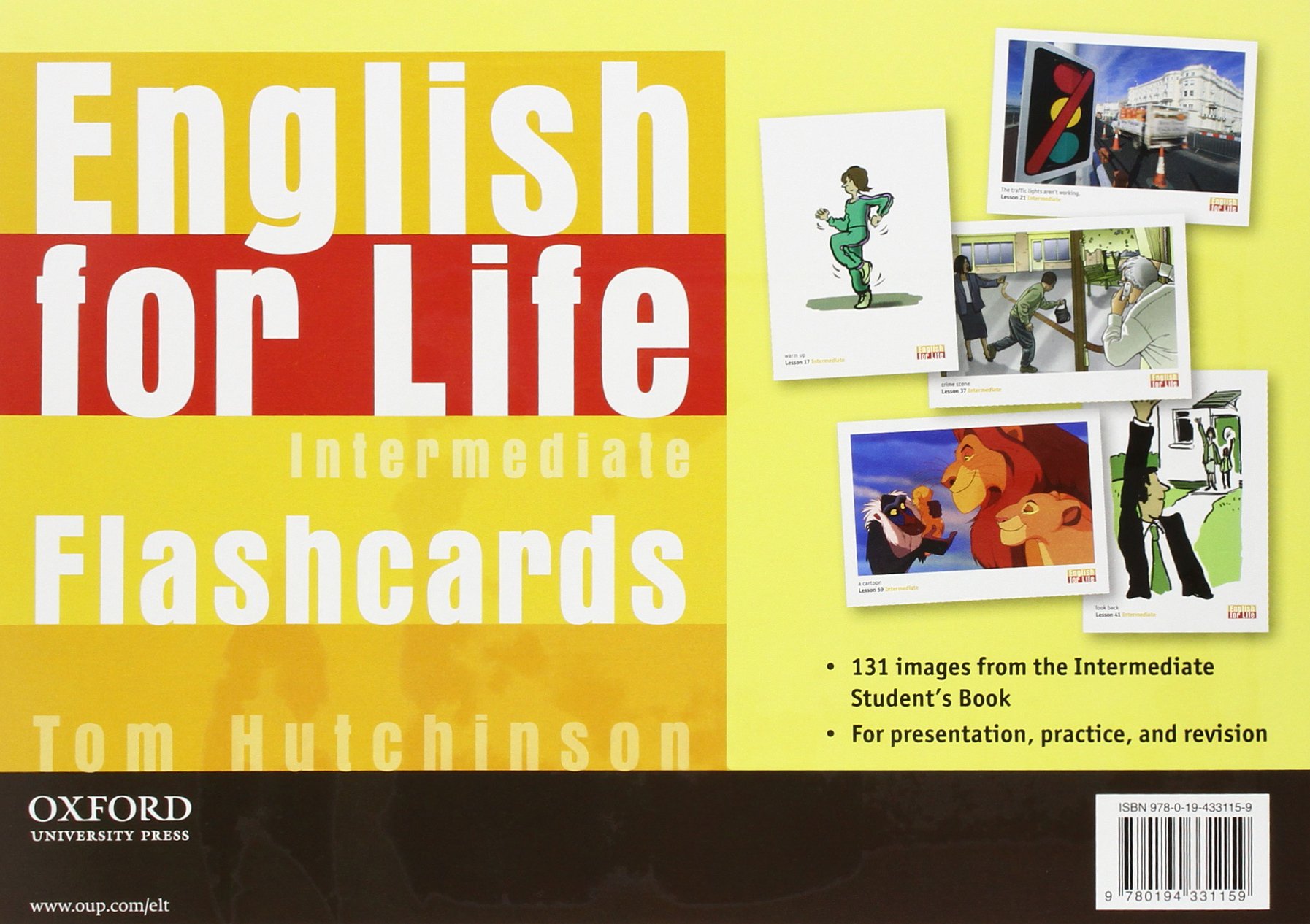 ENGLISH FOR LIFE INTERMEDIATE Flashcards