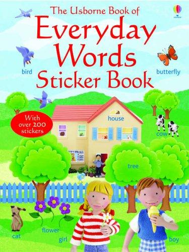 AB Word Bk Everyday words Sticker Book