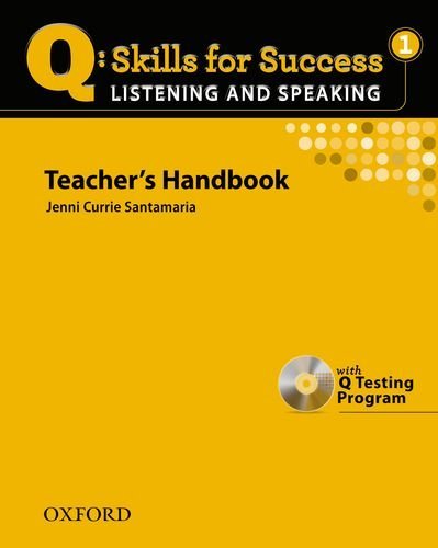 Q:SKILLS FOR SUCCESS LISTENING AND SPEAKING 1 Teacher's Book + Webcode + Testing Program CD-ROM