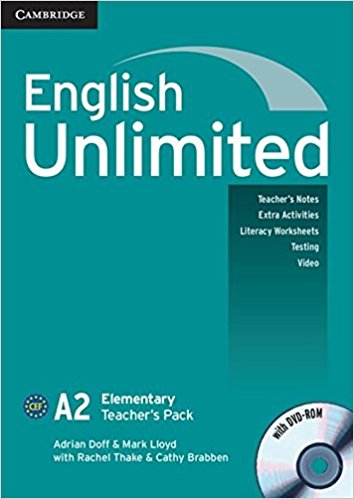 ENGLISH UNLIMITED ELEMENTARY Teacher's Book  +DVD-ROM Pack