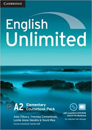 ENGLISH UNLIMITED ELEMENTARY Coursebook + e-Portfolio + Online Workbook Pack  