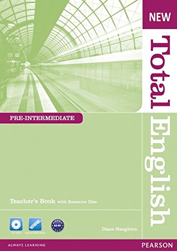 NEW TOTAL ENGLISH PRE-INTERMEDIATE  Teacher's  Book+ Teacher's Resource Disk Pack