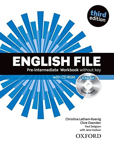 ENGLISH FILE PRE-INTERMEDIATE 3rd ED Workbook without Key + iChecker
