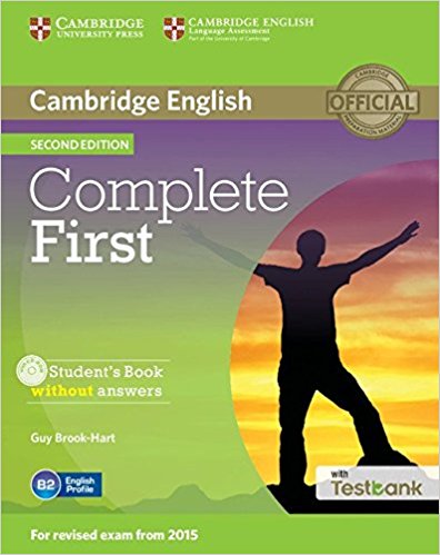 Complete First 2nd Ed Student's Book without answers + CD-ROM + Testbank 