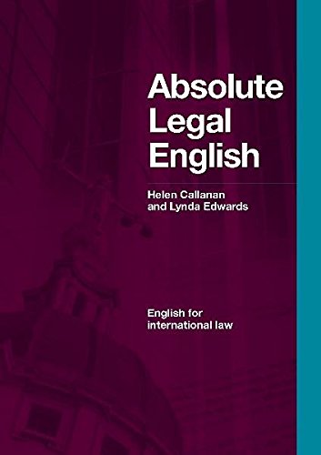 ABSOLUTE LEGAL ENGLISH Student's Book + Audio CD