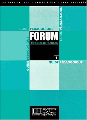 FORUM 1 Guide pedagogique