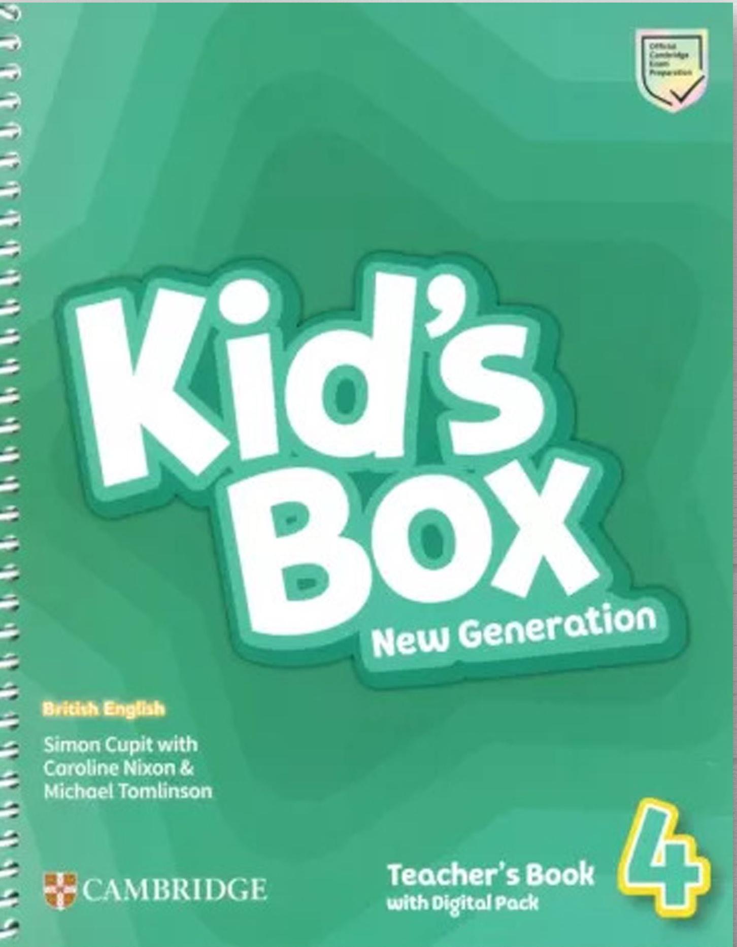 KID'S BOX NEW GENERATION 4 Teacher's Book with Digital Pack