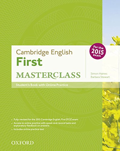 Cambridge English FIirst Masterclass Student's Book &Online Pactice Test 2015