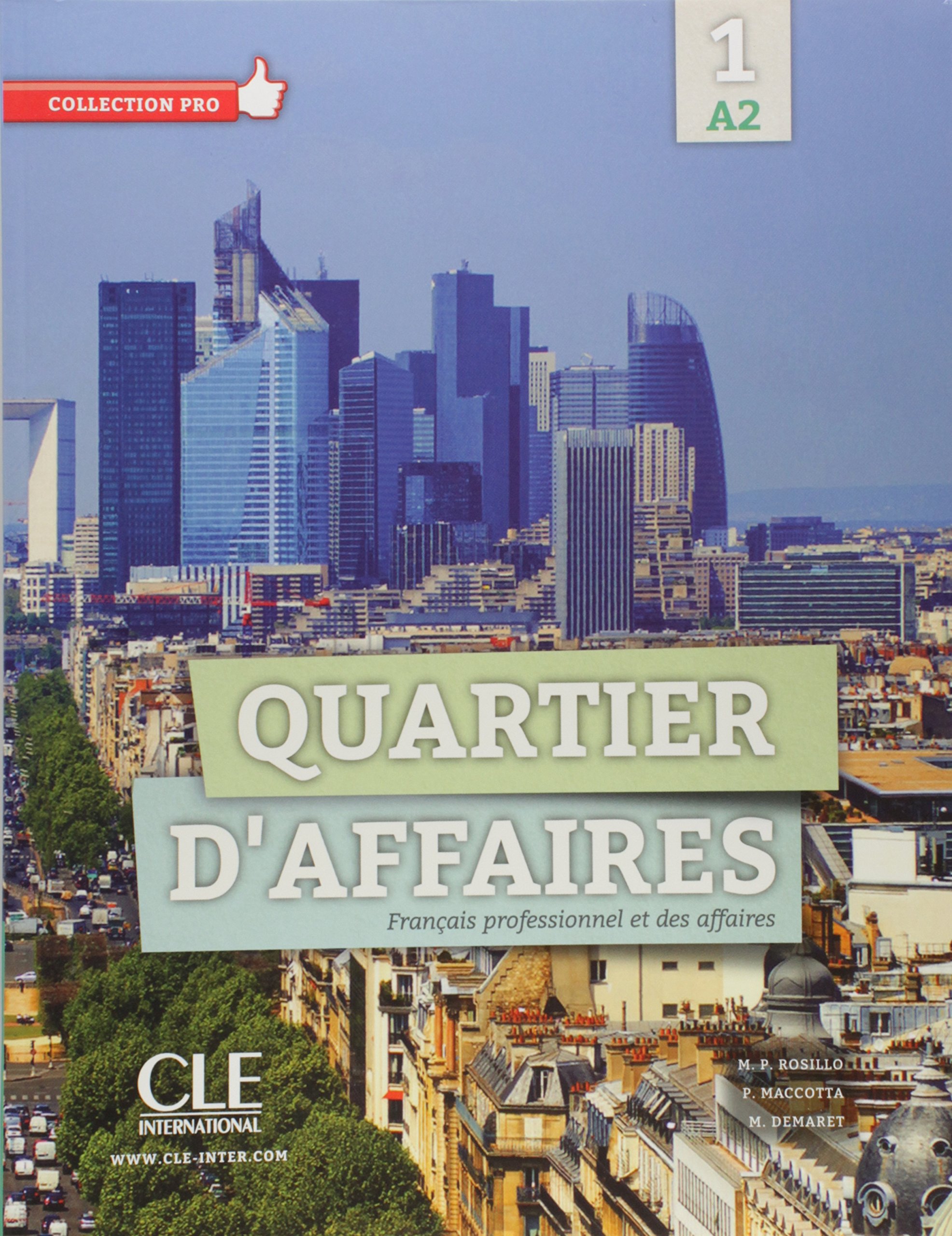 QUARTIER D'AFFAIRES A2 Livre+DVD-ROM