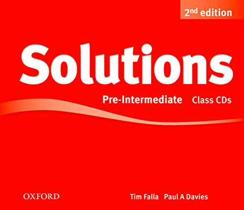 SOLUTIONS PRE-INTERMEDIATE 2nd ED Class Audio CD