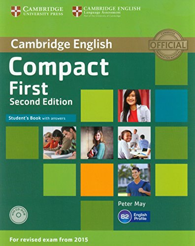 Compact First  2nd Ed Student's Book with answers + CD-ROM with Testbank