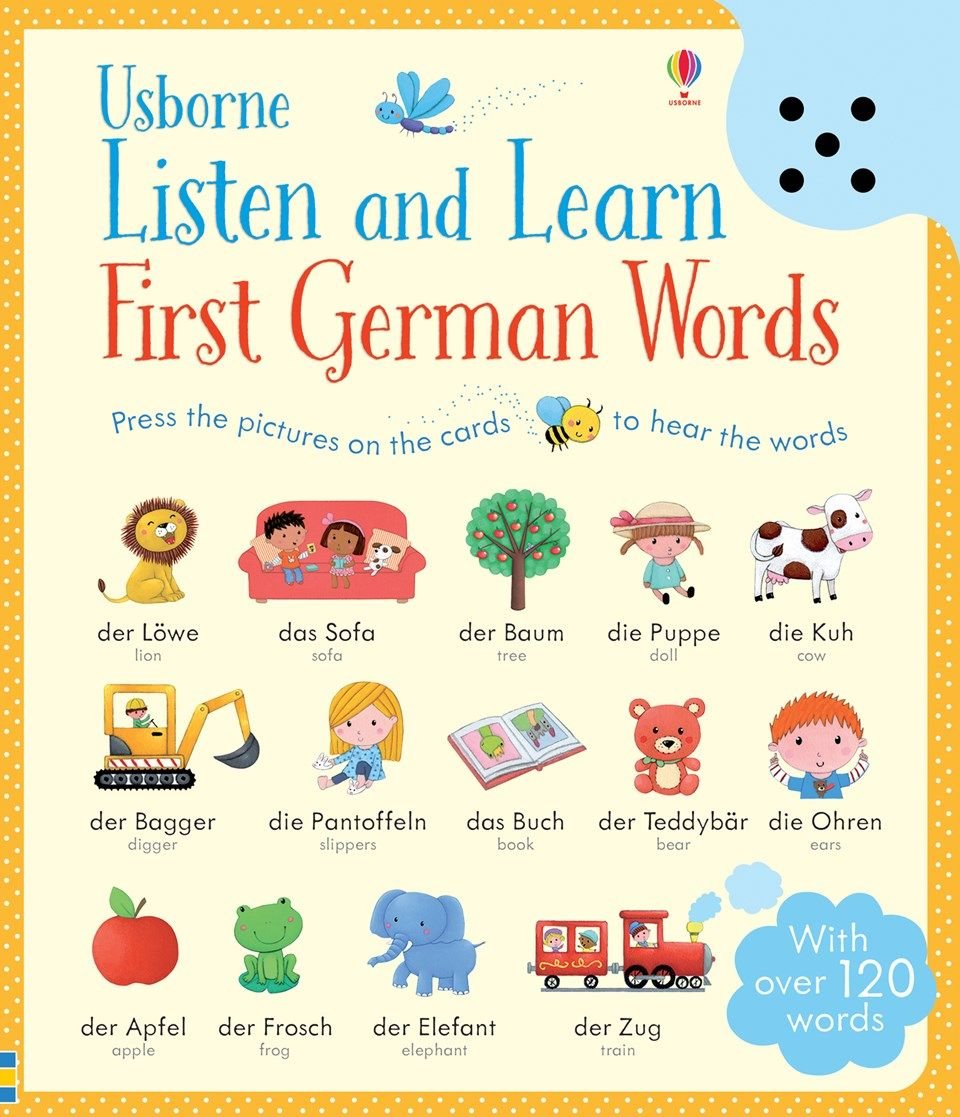 Listen and Learn German Words HB + sound panel