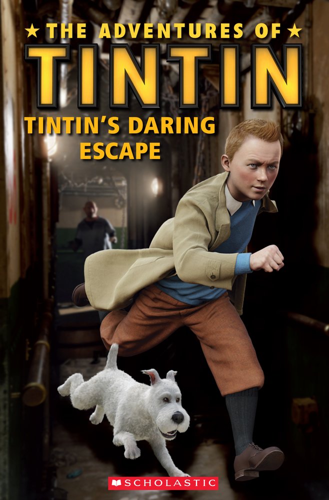 ADVENTURES OF TINTIN: TINTIN'S DARING ESCAPE (POPCORN ELT READERS, LEVEL 1) Book + Audio CD