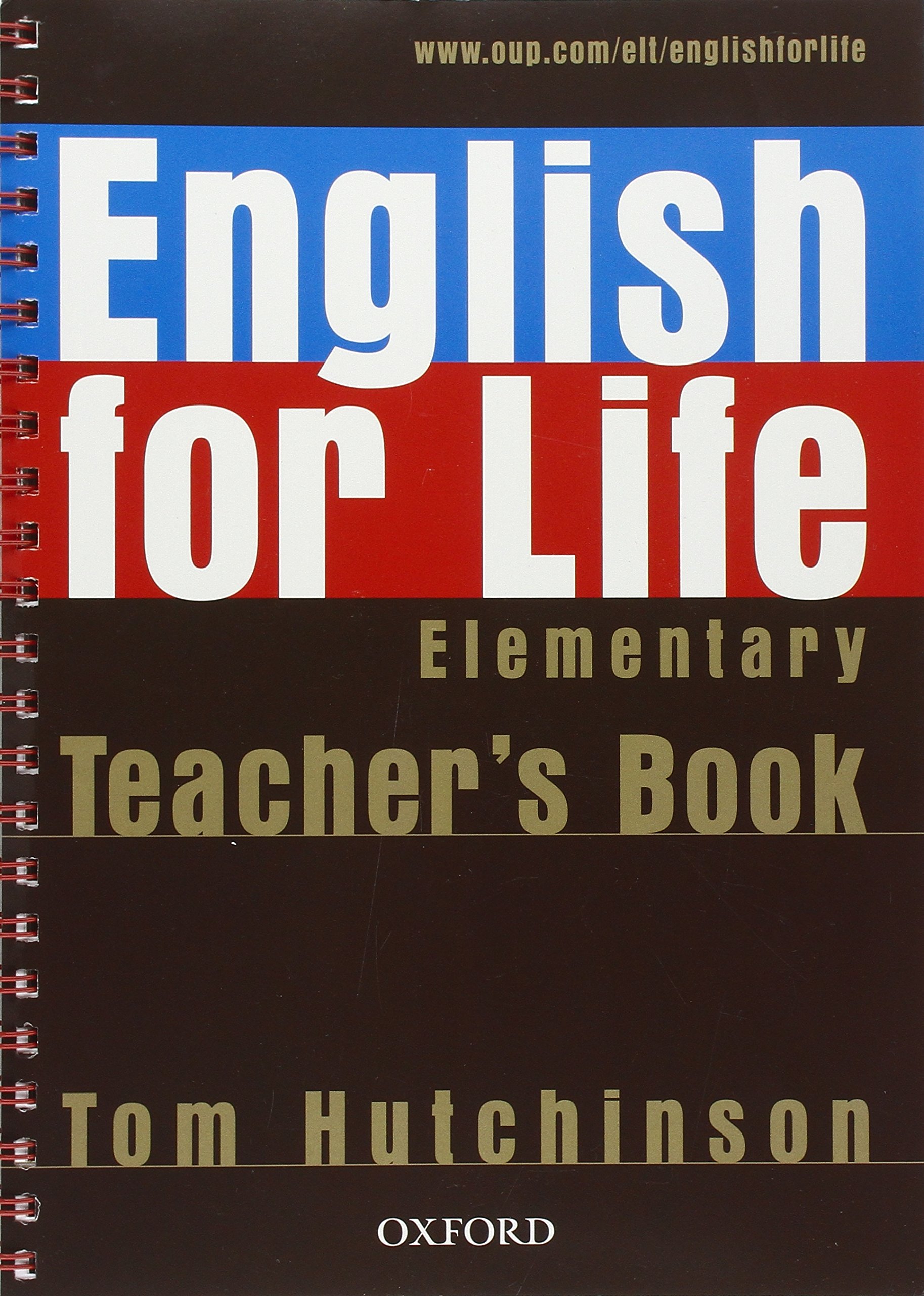 ENGLISH FOR LIFE  ELEMENTARY Teacher's Book + CD-ROM Pack