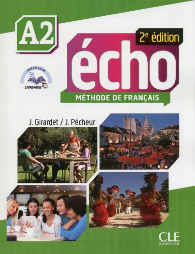 ECHO A2 2e ED Livre de l'eleve + DVD-ROM + livre-web