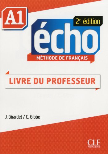 ECHO A1 2e ED Guide pedagogique