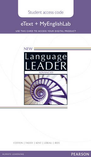 NEW LANGUAGE LEADER ADVANCED Etext Student's  Book+My lab