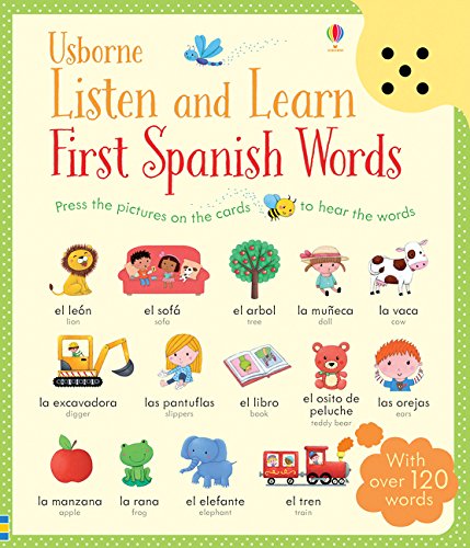 Listen and Learn Spanish Words HB + sound panel