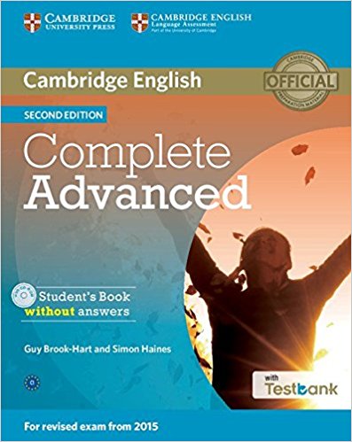 COMPLETE ADVANCED 2nd ED Student's Book without Answers + CD-ROM + Testbank