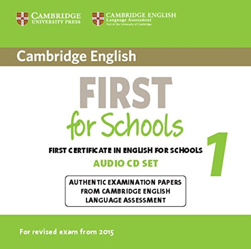 Cambridge English First for Schools 1 for revised exam from 2015 AudioCDs x2 
