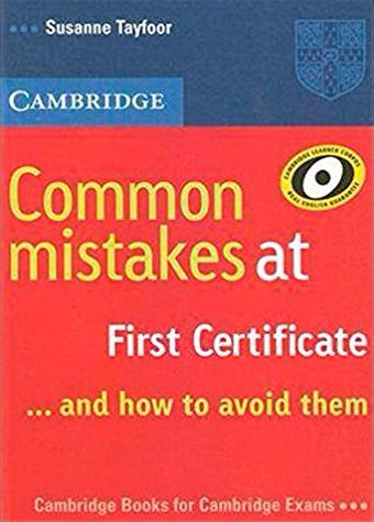 Common Mistakes at First Certificate...and how to avoid them Book Book