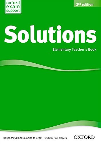 SOLUTIONS ELEMENTARY 2nd ED Teacher's Book