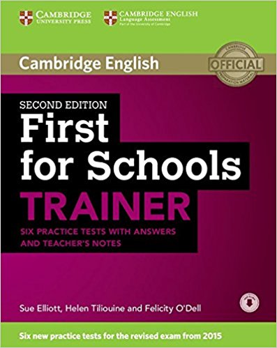 First for Schools Trainer 2nd Ed Tests with answers +Teacher's Notes +onlineAudio