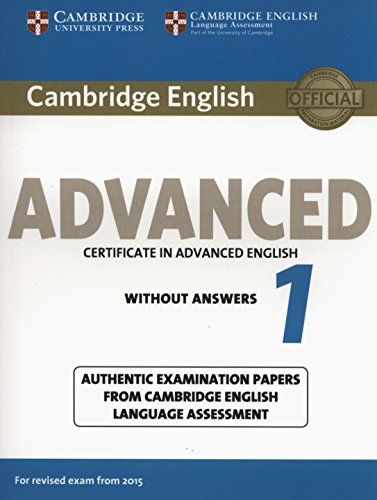 CAMBRIDGE ENGLISH ADVANCED 1 2015  Student's Book without Answers