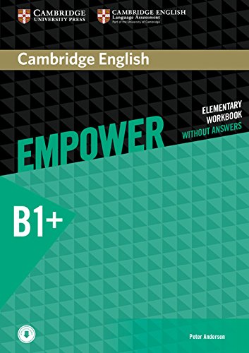 CAMBRIDGE ENGLISH EMPOWER INTERMEDIATE Workbook without answers + Downloadable Audio  