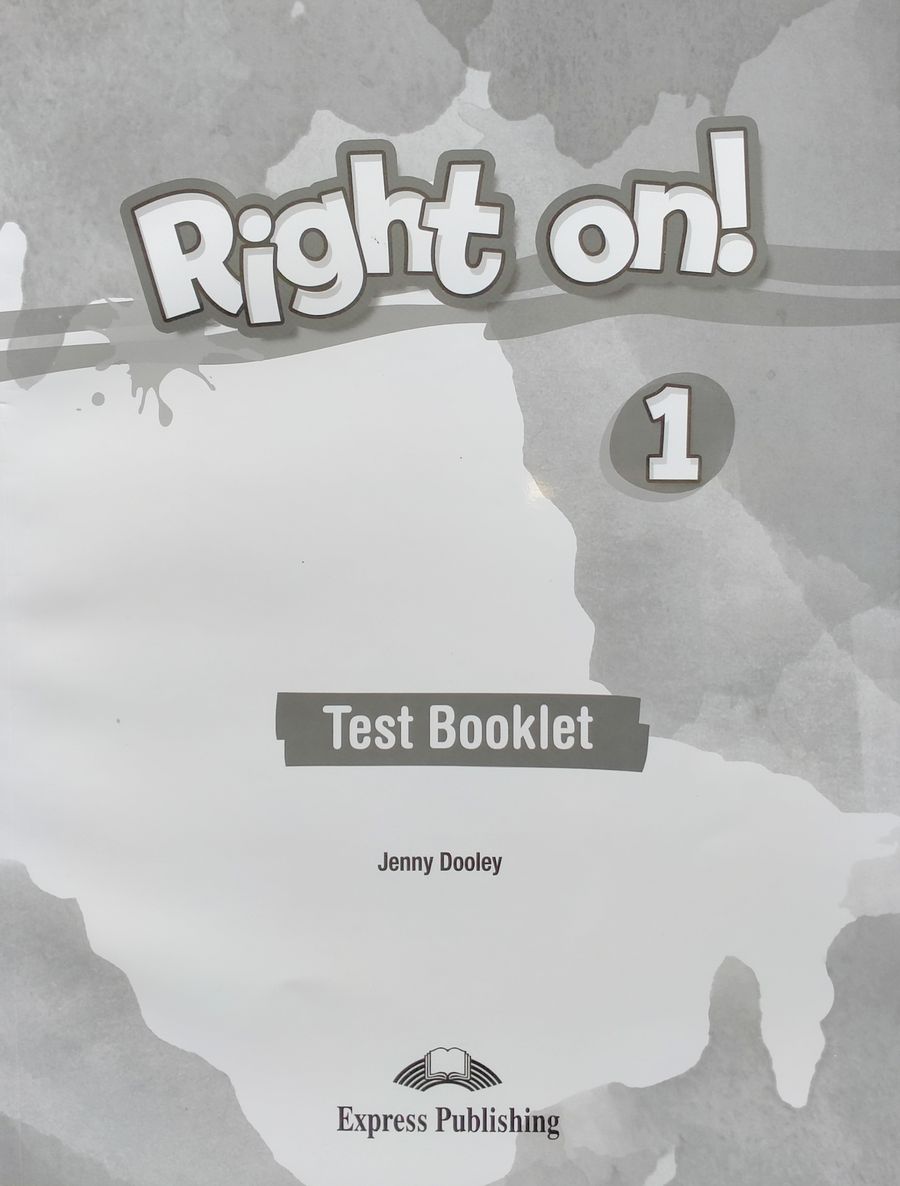 RIGHT ON! 1 Test booklet