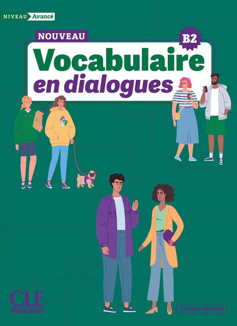 VOCABULAIR EN DIALOGUES AVANCE B2 Livre + Audio online (2025)