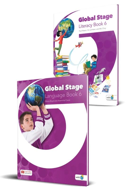 GLOBAL STAGE 6 Literacy Book and Language Book with Navio App