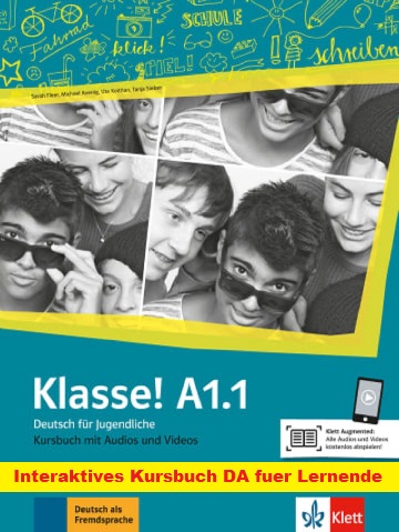 KLASSE! A1.1 Interaktives Kursbuch DA fuer Lernende