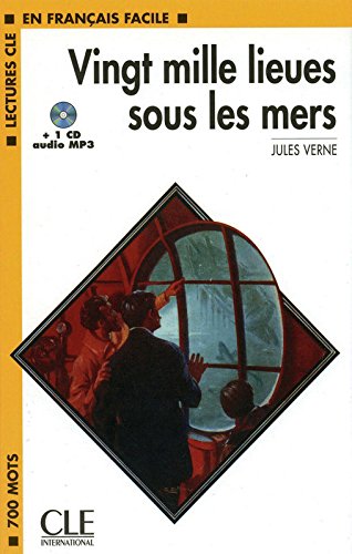 VINGT MILLE LIEUES SOUS LES MERS (EN FRANCAIS FACILE, A1) Livre + Audio CD
