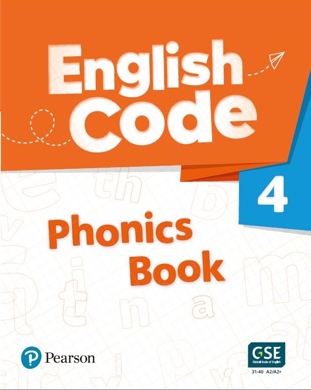 ENGLISH CODE 4 Phonics Book with Audio & Video QR Code