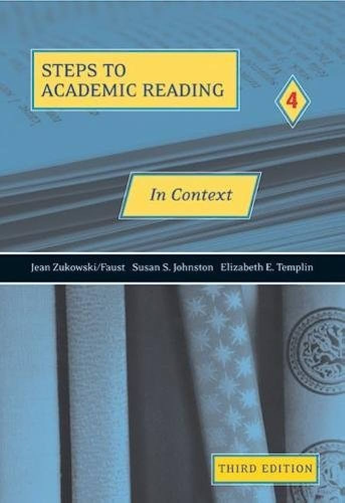STEPS TO ACADEMIC READING 4: In Context Book