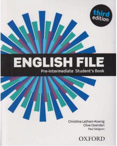 ENGLISH FILE PRE-INTERMEDIATE 3rd ED Student's Book