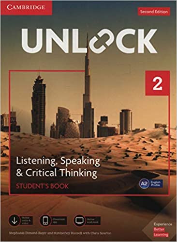 UNLOCK 2 Listening, Speaking & Critical Thinking Students Book, Mob App And Online Workbook W/