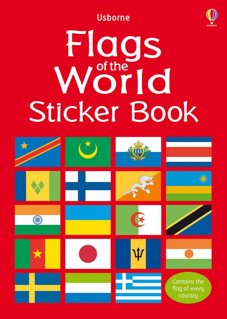 FLAGS OF THE WORLD Sticker Book