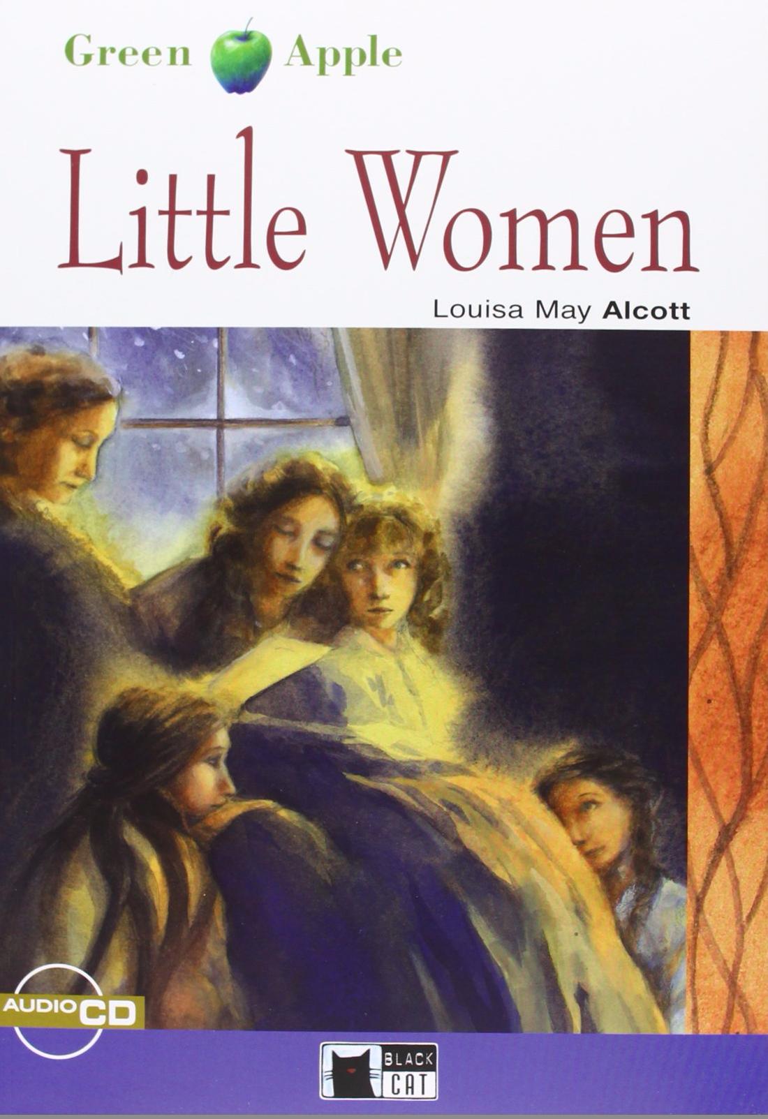 LITTLE WOMEN (GREEN APPLE,STEP1, A2) Book+AudioCD