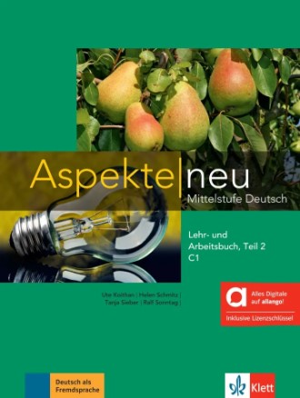 ASPEKTE NEU С1 Teil 2 Lehr- und Arbeitsbuch mit Audios online + Allango Schlüssel (24 Mont)