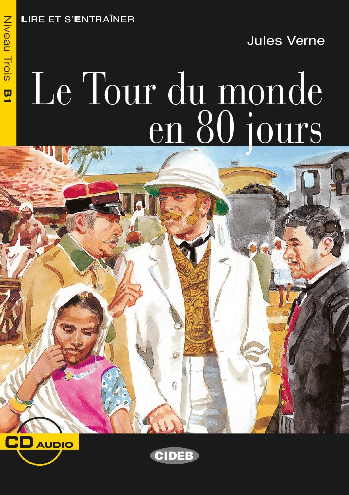 Fr LeS'E B1 Le Tour du monde en 80 j.+CD (2008)