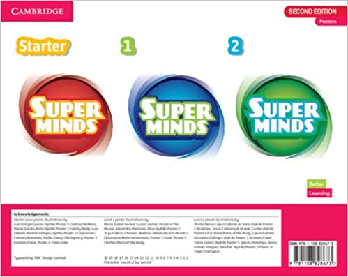 SUPER MINDS 2ND EDITION Level Starter - 2 Posters