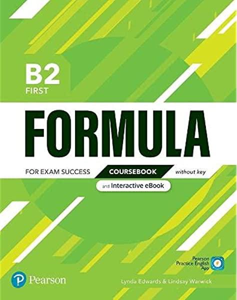 FORMULA B2 First. Coursebook without key with student online resources + App + eBook