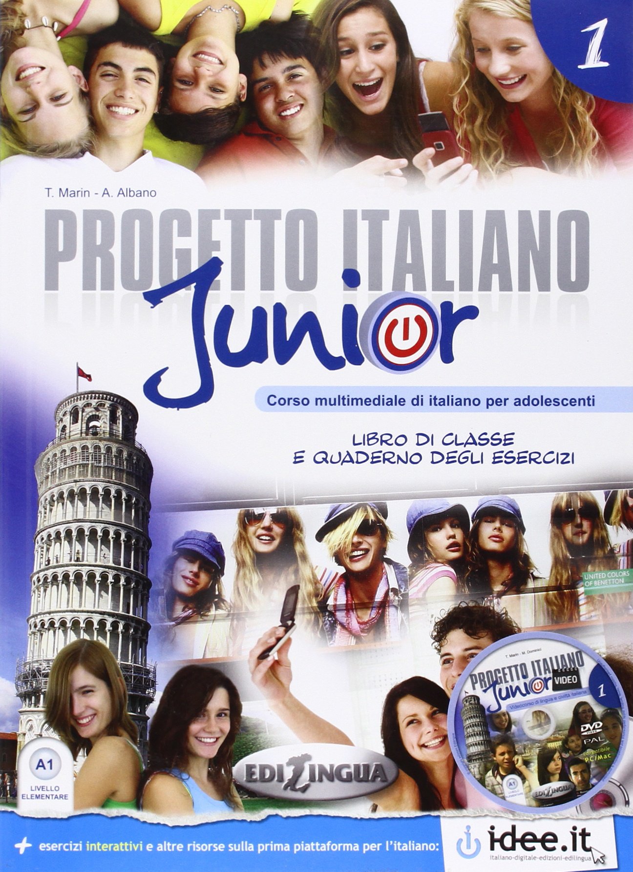 NUOVO PROGETTO ITALIANO JUNIOR 1 Libro di classe & quaderno degli esercizi + CD Audio