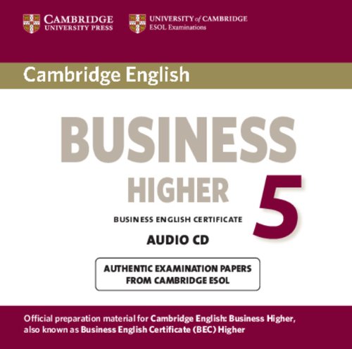 CAMBRIDGE BEC 5 HIGHER Audio CD