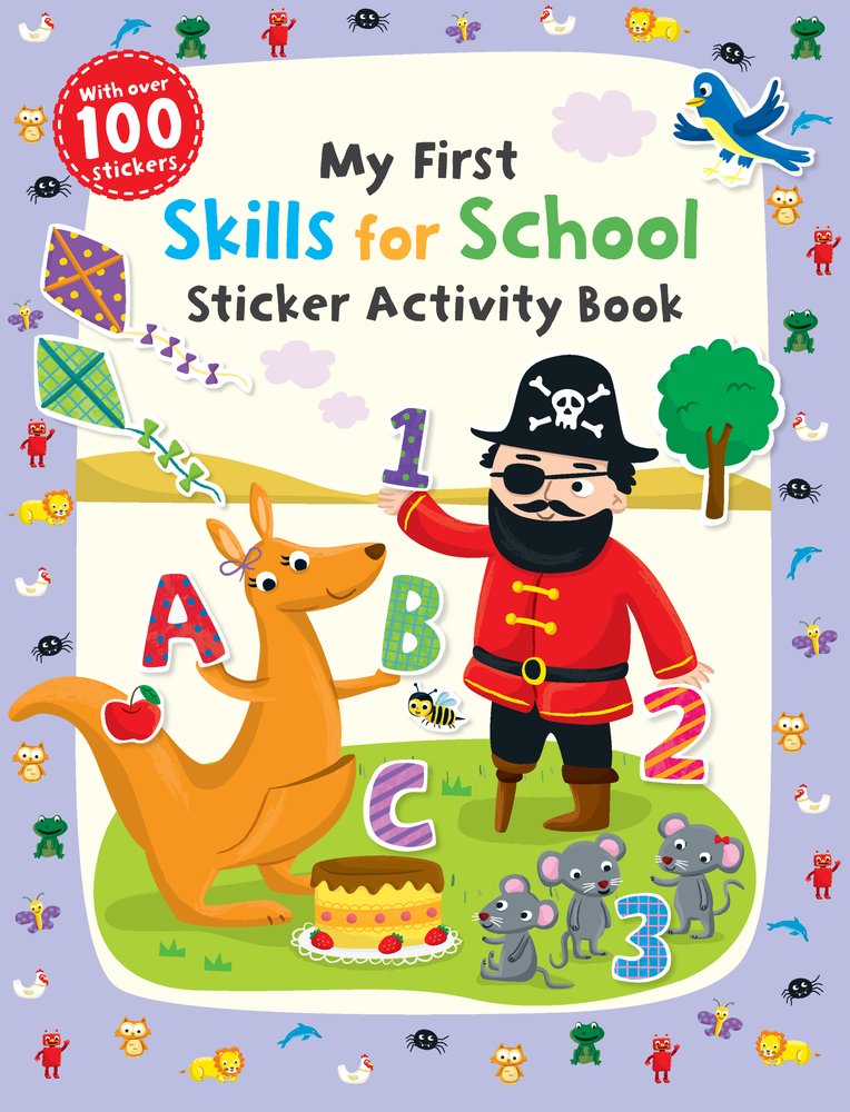 AB ABC 123  My First Skills for School Sticker Activity Book (ABC, 123)